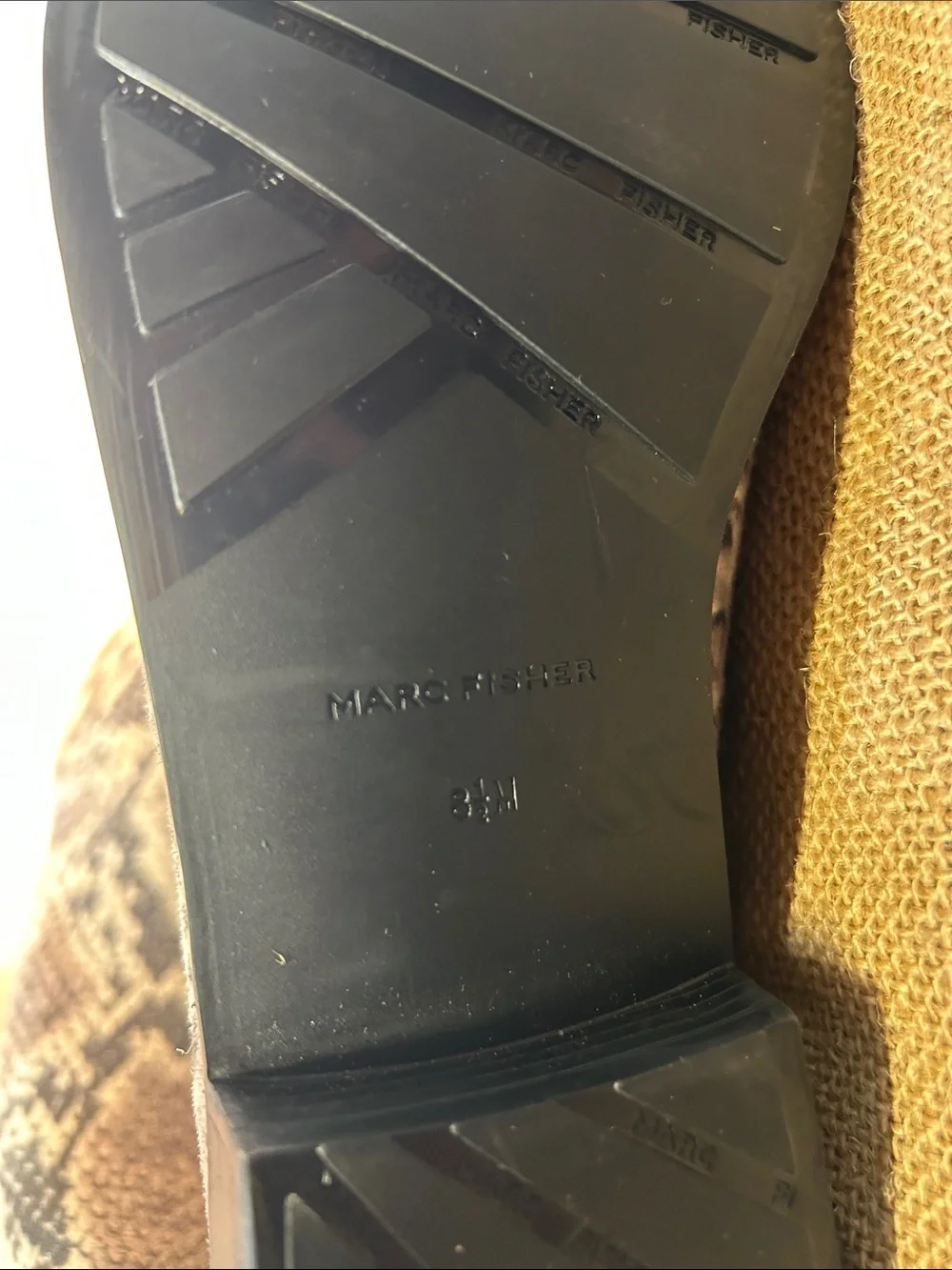 Marc Fisher Over-the-Knee Snake-Print Boots